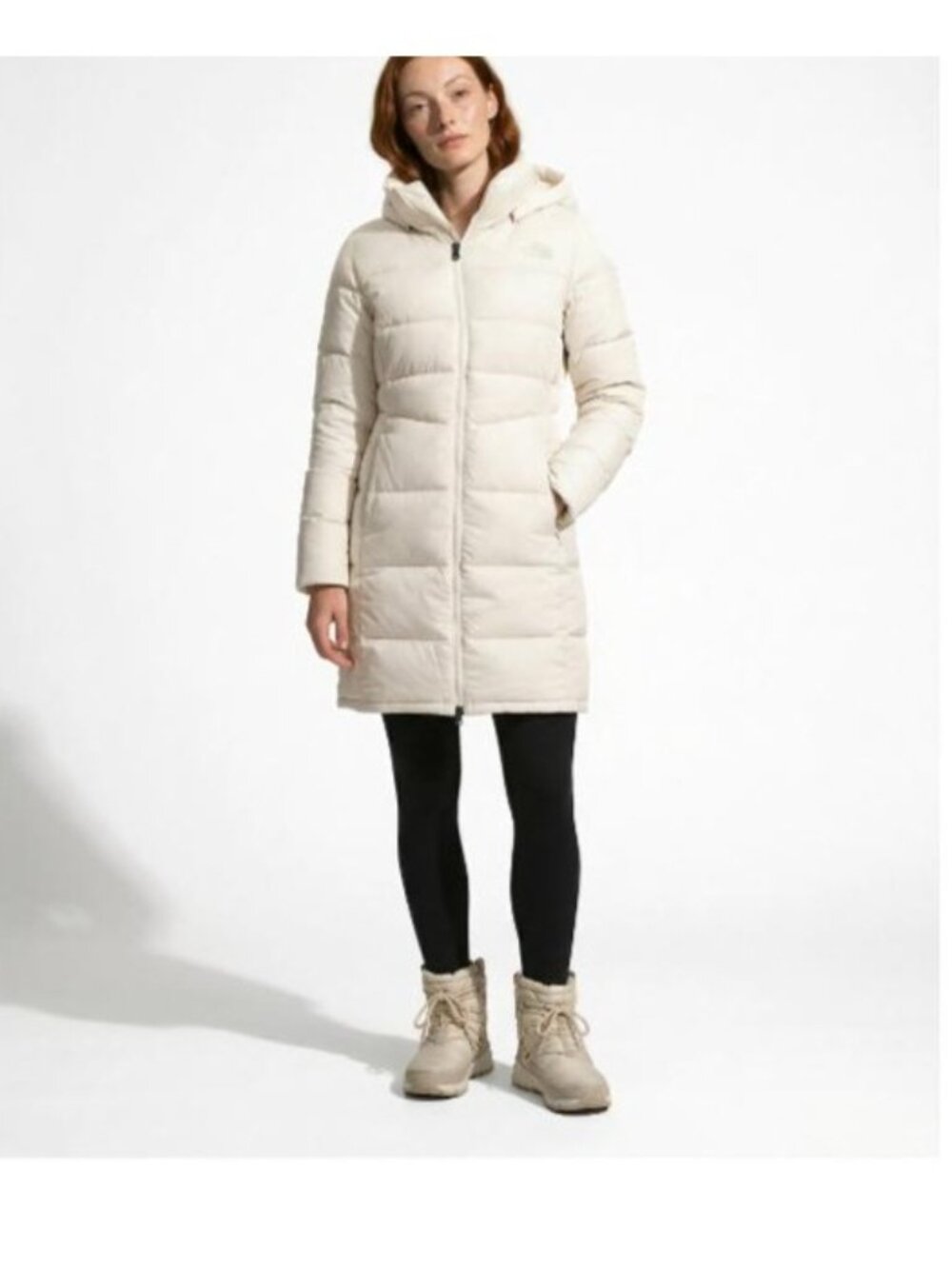 The North Face Metropolis Insulated Parka White Women's Small NEW with TAGS